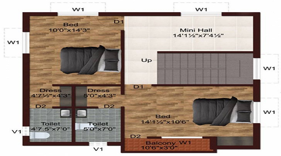 Vijay Sai Lake View Floor Plan