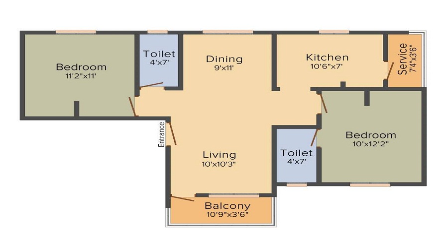 Vignesh Grace Medows Floor Plan