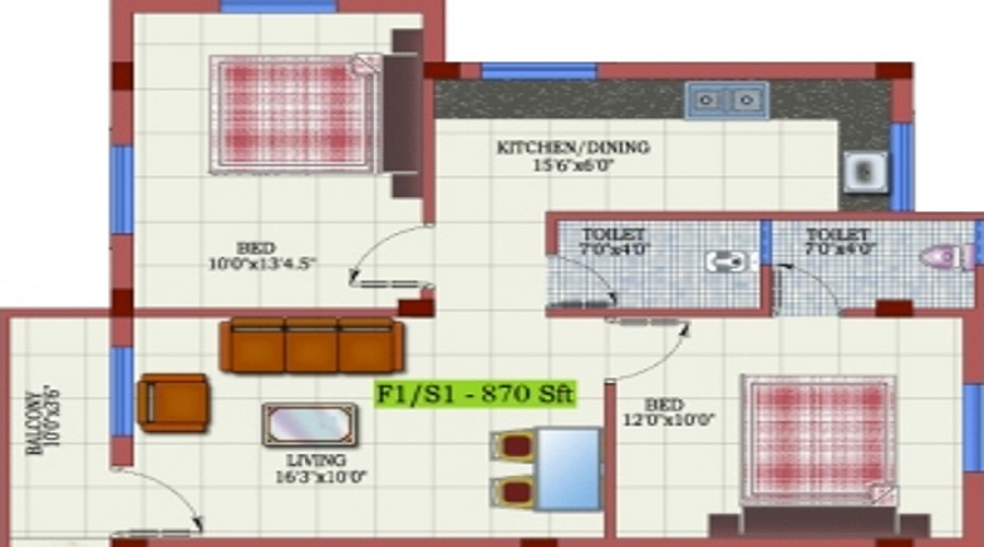 Kaaviya Anbu Floor Plan