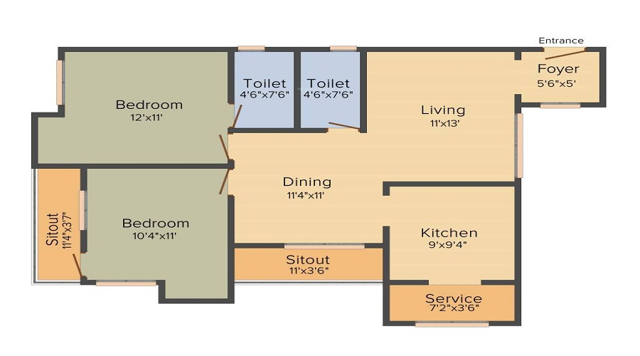 Nahar Jaishree Floor Plan
