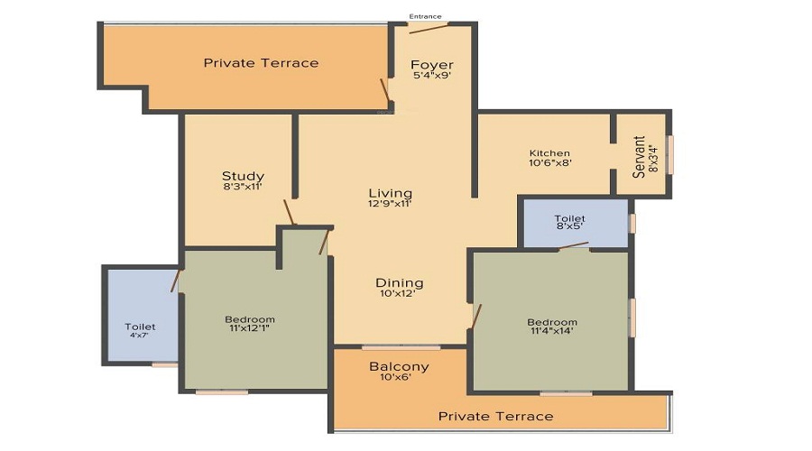 Esthell Golden Square Floor Plan
