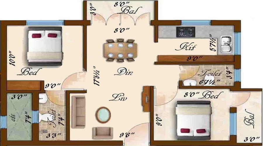 Rams Sarovar Floor Plan