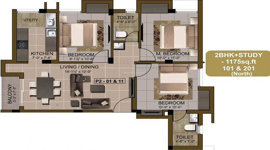 Sidharth Pearl Floor Plan