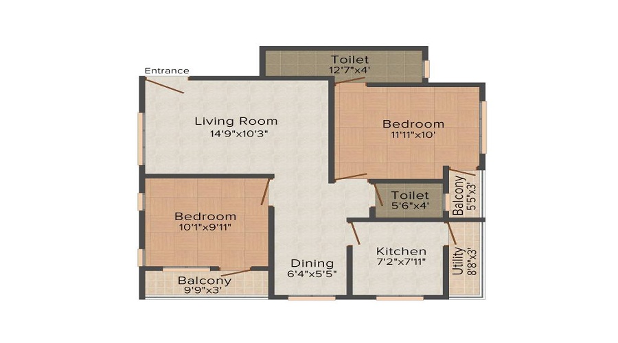 Bharat Zain Daffodil Floor Plan