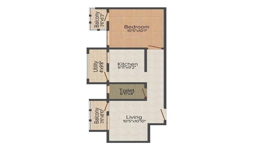 Visakh Shree Gajanan Apartment Floor Plan