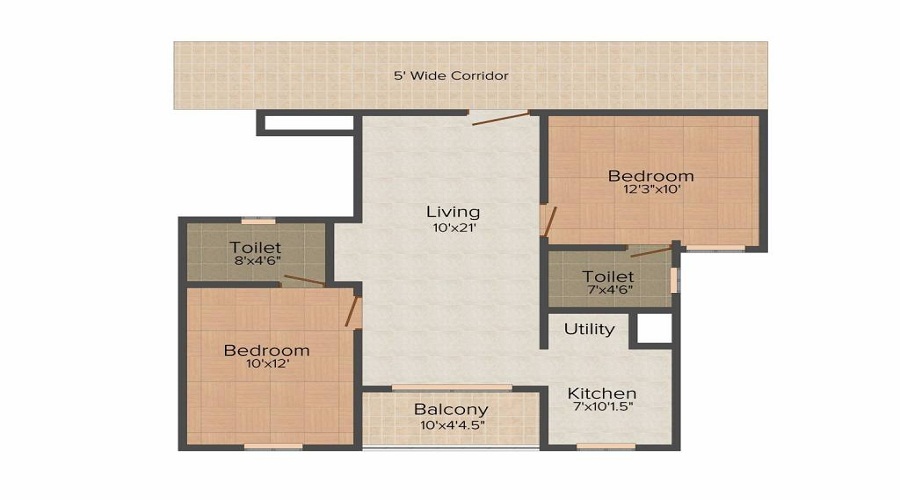 Rajparis Sarovar Floor Plan