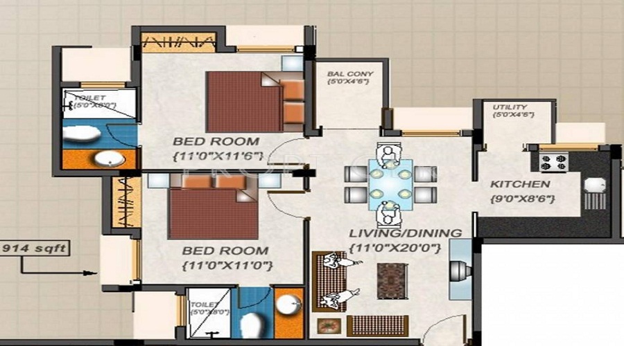 AJ Suite 16 Floor Plan