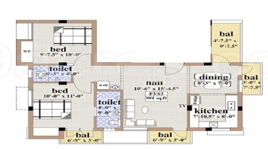 Nithin Daksha Floor Plan