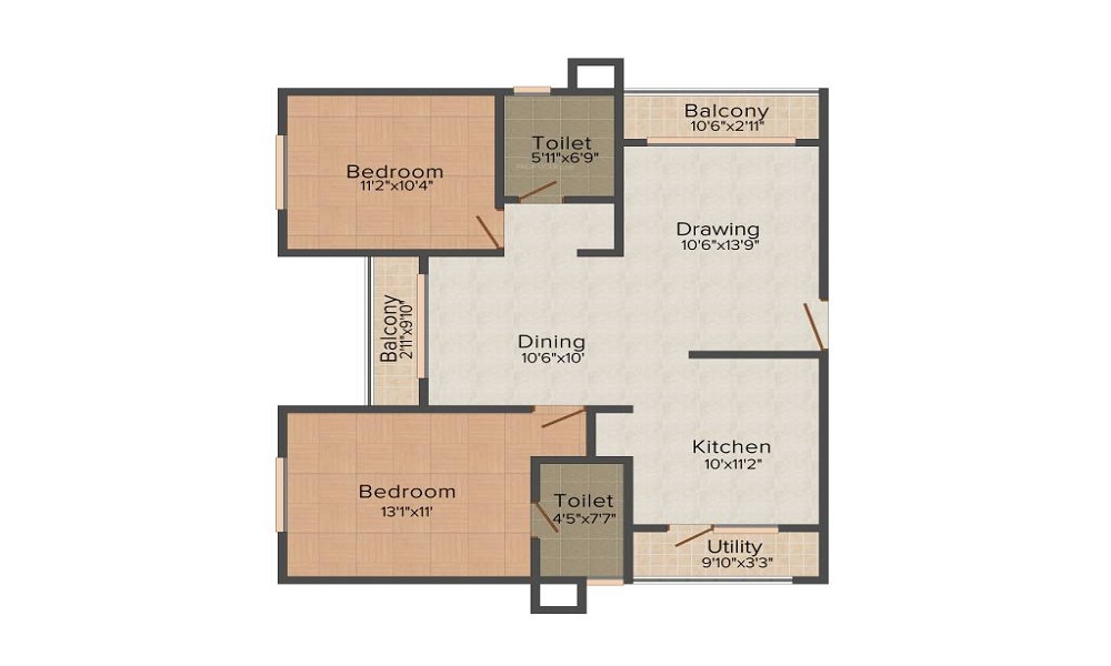 Mahaveer Rhyolite Floor Plan