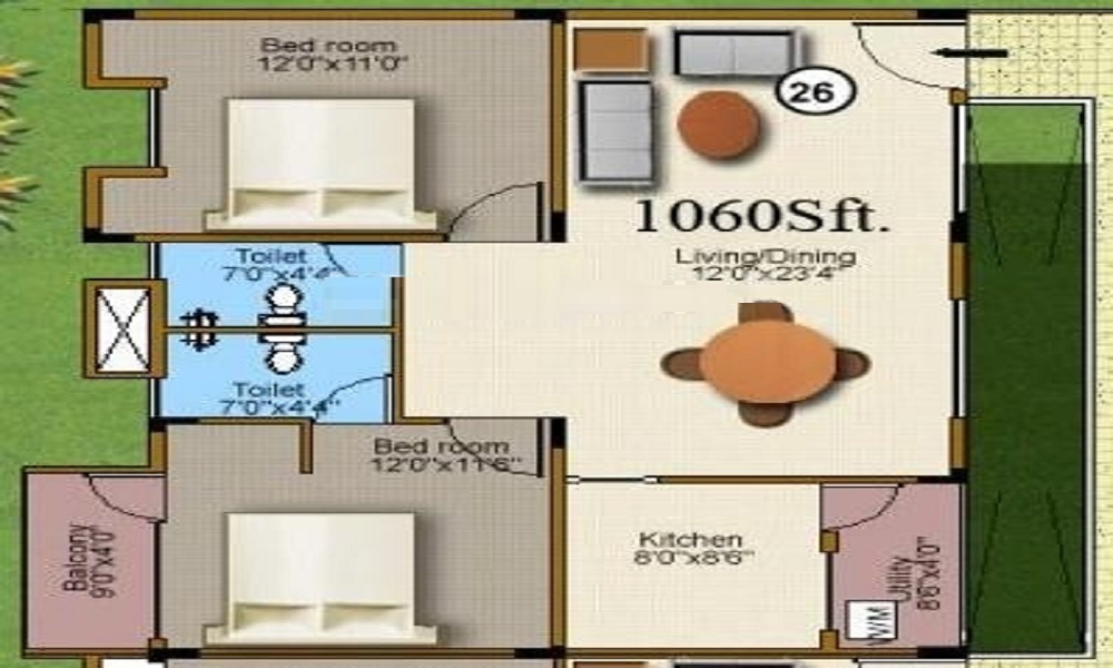 Mahaveer Sanctum Floor Plan