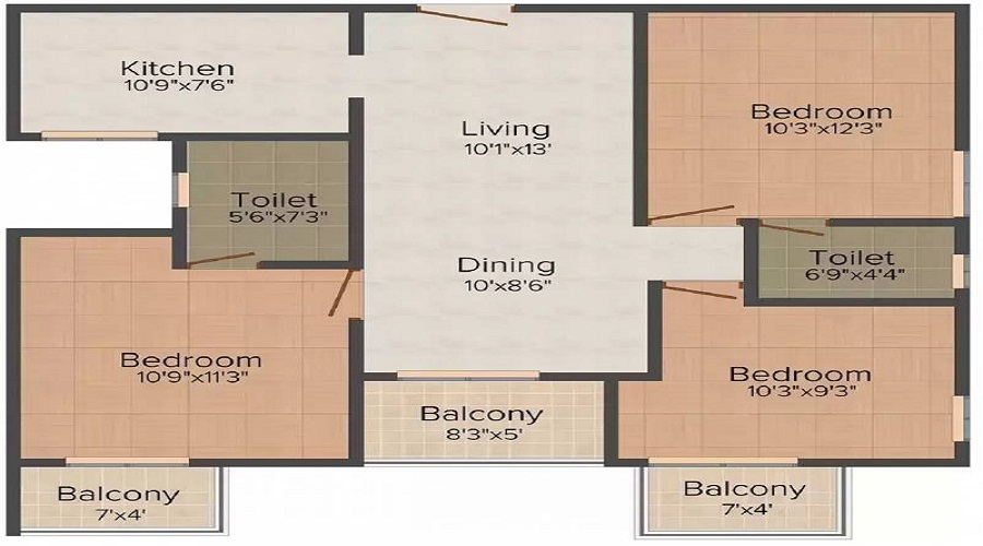 PS The Grand Residency Floor Plan
