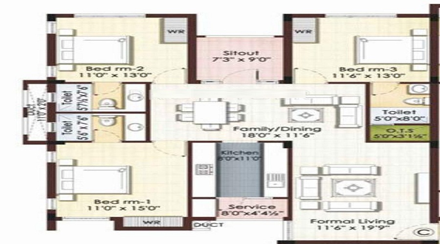 ASV Sunrise Floor Plan