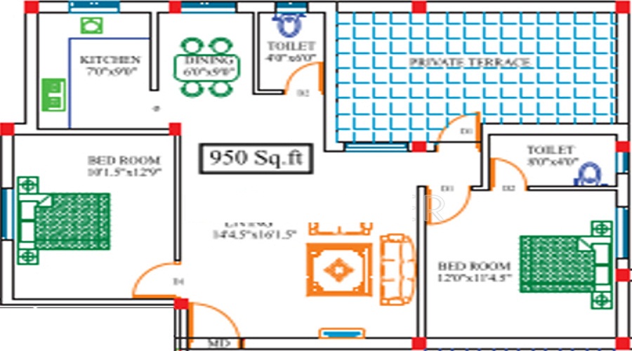 Sekaran Realties Clair Ville Floor Plan