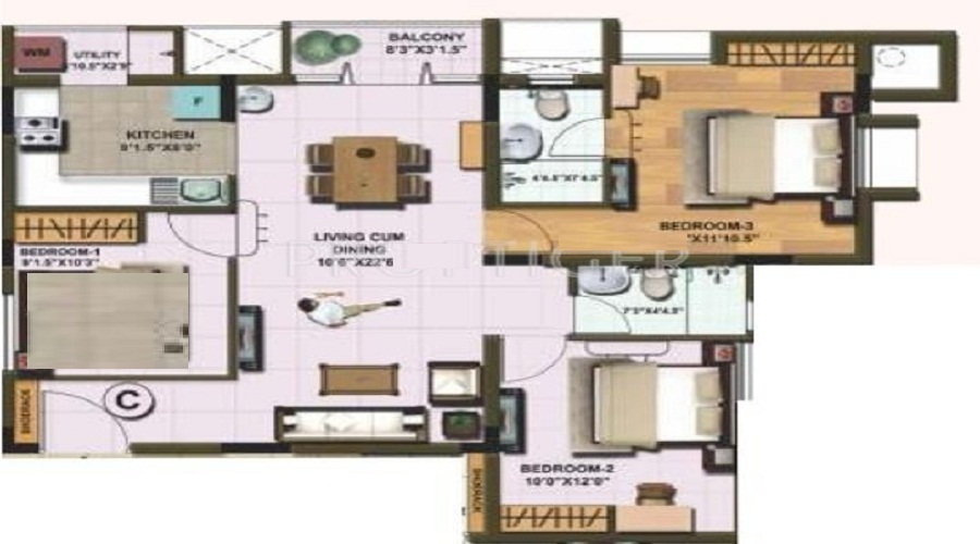 Malles Altius Floor Plan