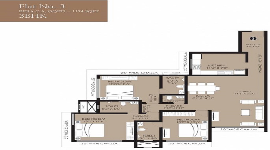Laxmi Raj Villas Floor Plan