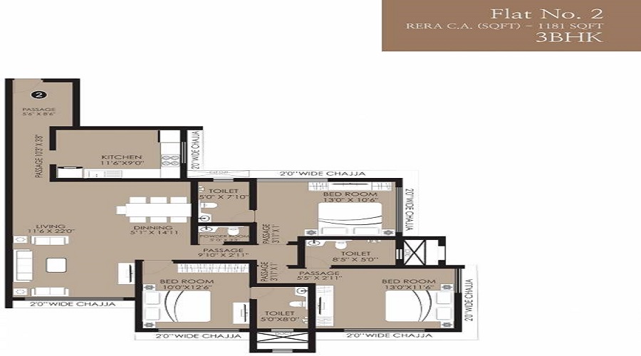 Laxmi Raj Villas Floor Plan
