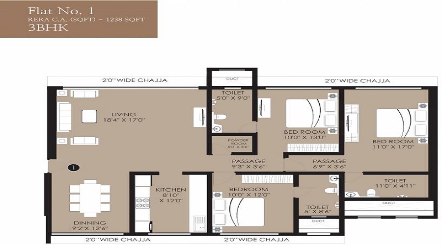 Laxmi Raj Villas Floor Plan