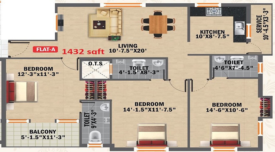 Sree Suraksha Floor Plan