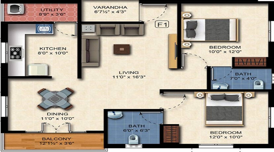 Green Lakshya Floor Plan