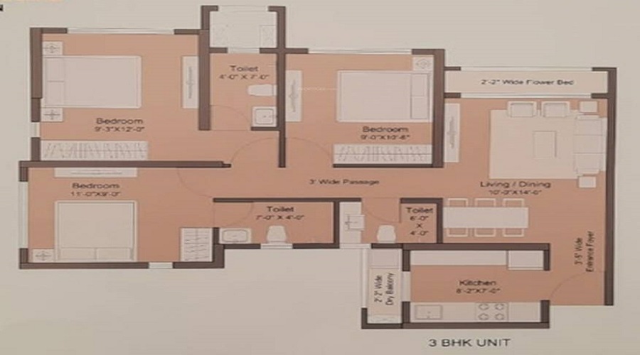 Sunteck Maxx World 6 Floor Plan