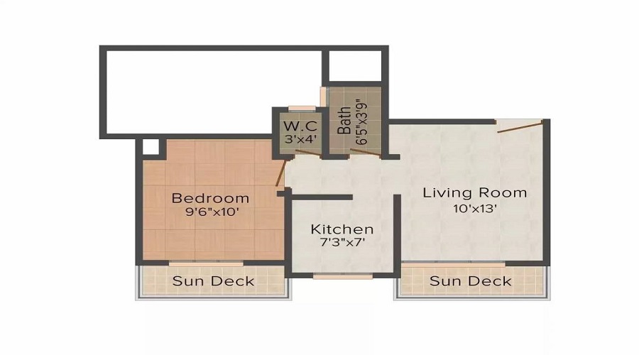 Raunak City 2 Floor Plan