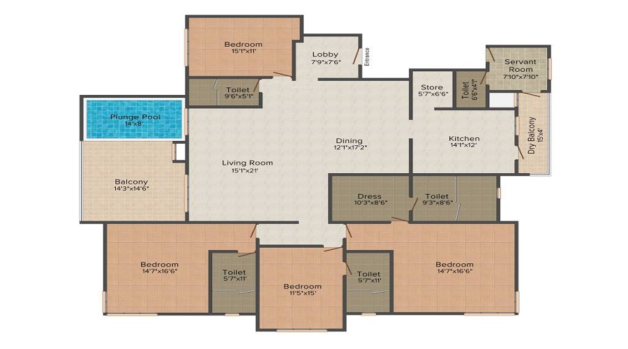 Eden Brookside Floor Plan