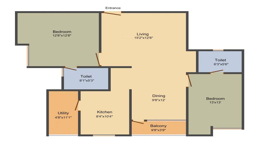 Shreyas Apartments Floor Plan