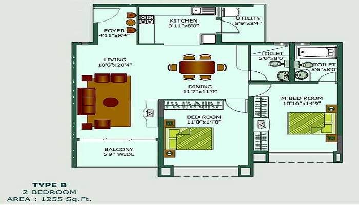 NCC Urban Nagarjuna Aster Park Floor Plan