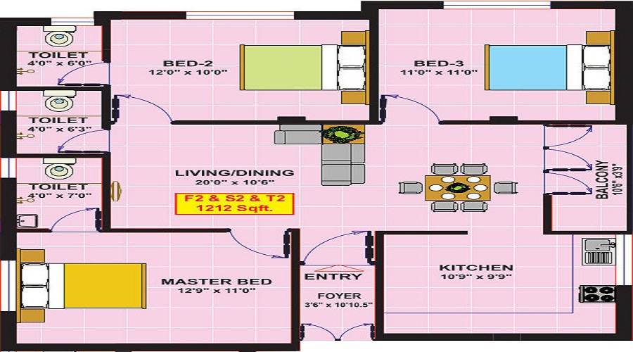 Eeshani Vijay Floor Plan