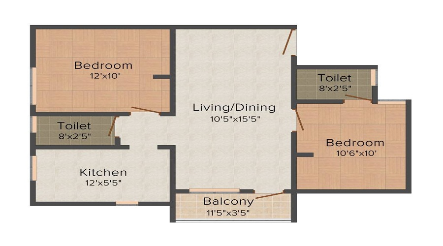Saravana Flats Palani Floor Plan