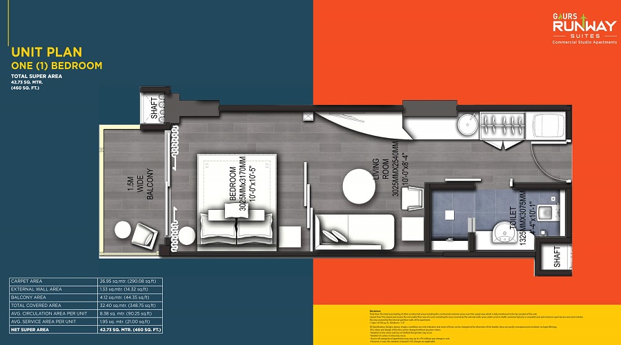 Gaur Runway Suites Floor Plan