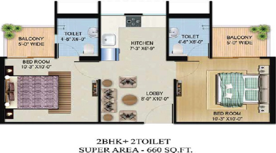 Migsun Vilaasa Floor Plan