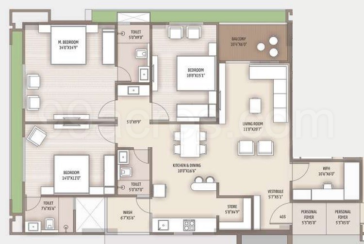 Shivalik Sharda Harmony Floor Plan