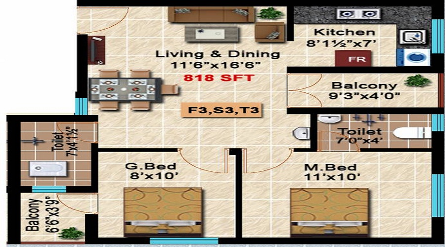 KPN Silver Wood Floor Plan