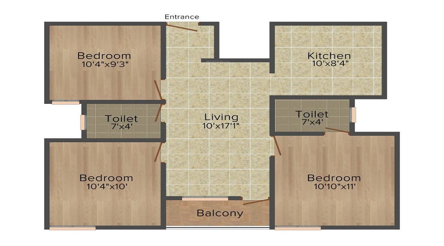 Mantra Sai Garden Floor Plan