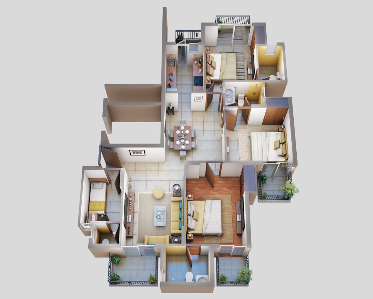 ATS Homekraft Floral Pathways Floor Plan