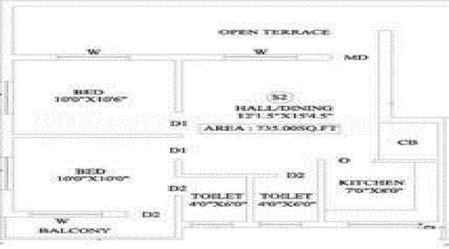 Devan Homes Bharathi Kudil Floor Plan
