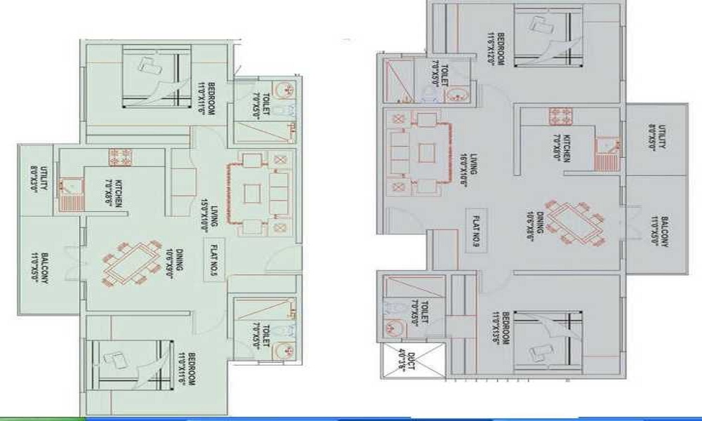 Niranjan Developers Maxima Floor Plan