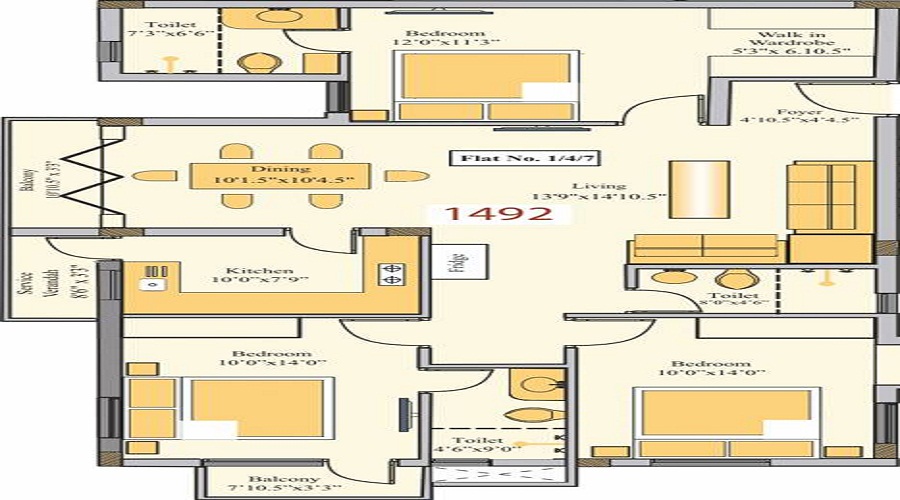 Golden Platinum 61 63 Floor Plan