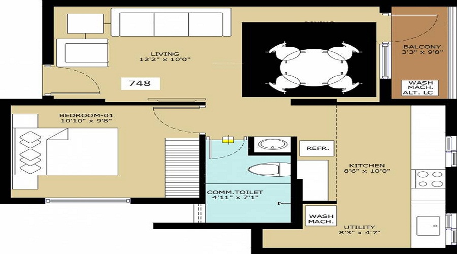TVS Flourish Floor Plan