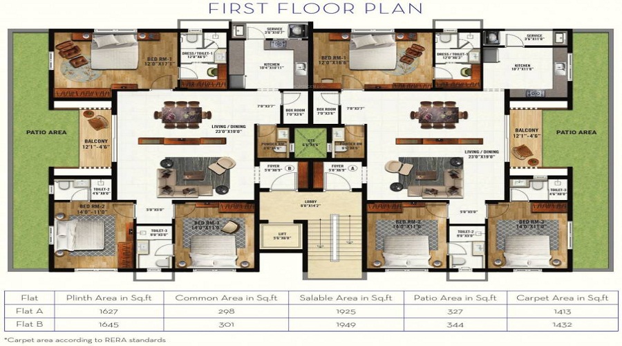 Navin Pearl House Floor Plan
