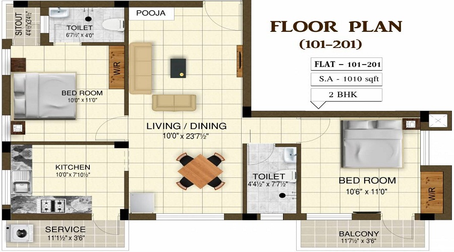 Kamalam Divine Floor Plan