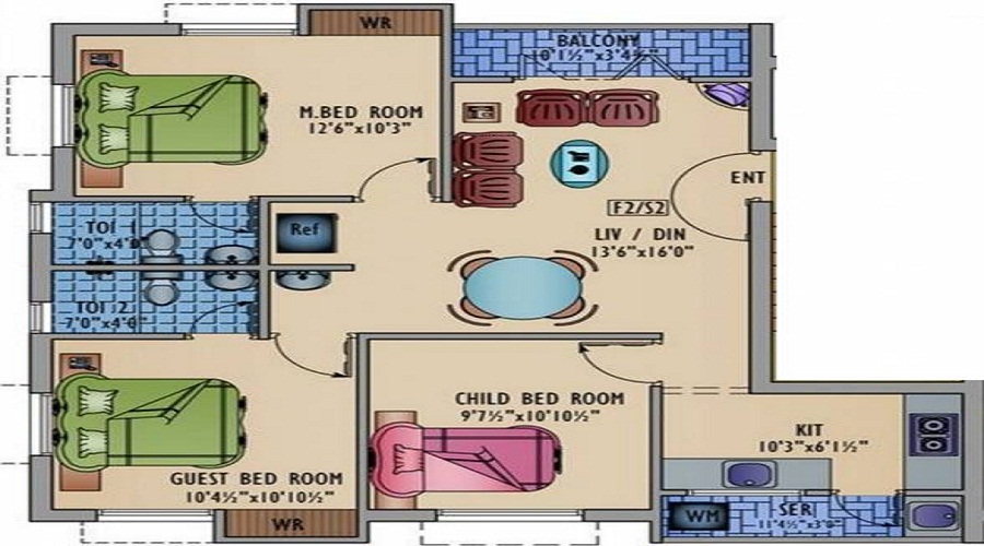 Aavaasa Sankara Vijayam Floor Plan