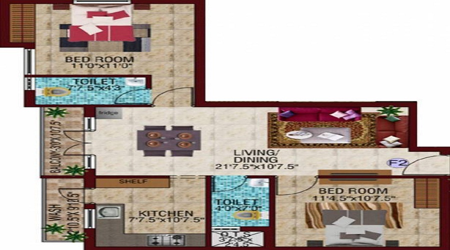 ASN Aaradhana II Floor Plan