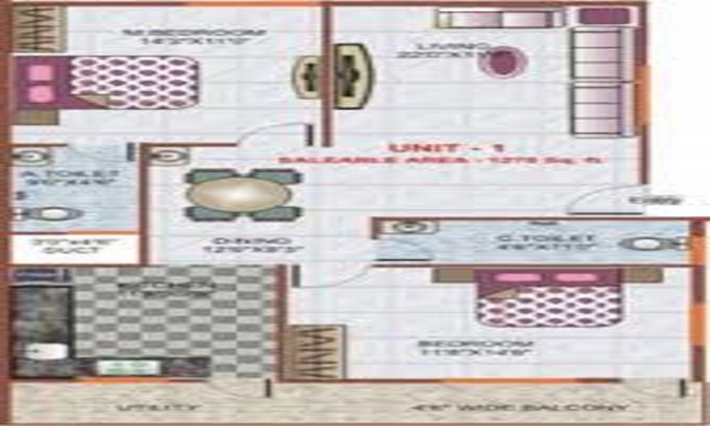Nishitas Properties Amma Srirama Residency Floor Plan