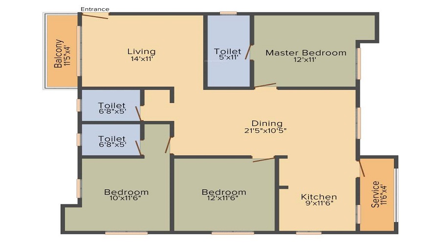 Pushkar Jayalakshmi Manicakam Villa Floor Plan