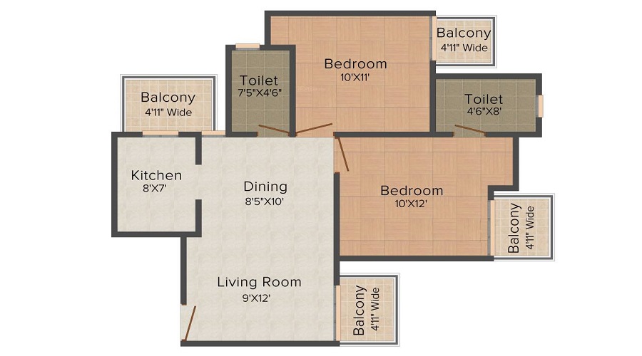 Prateek Grand Carnesia Floor Plan