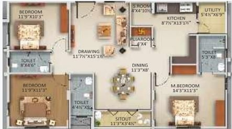Gowra Urban Winds Floor Plan