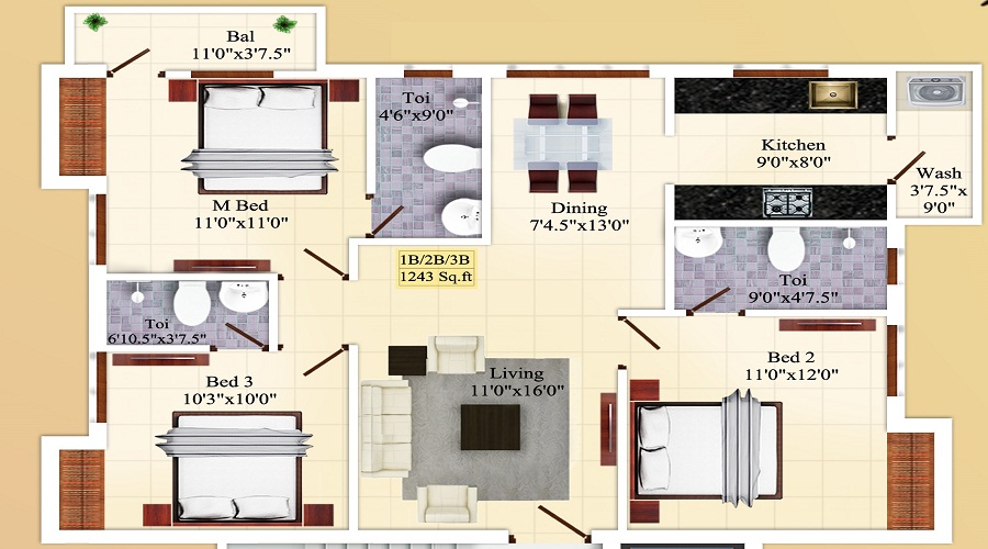 India Swarnalayam Floor Plan