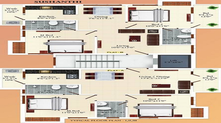 India Sushanthi Floor Plan